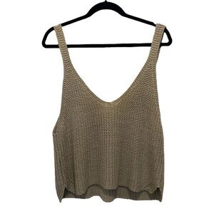 American Threads Knit Tank Top Large